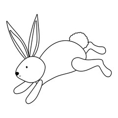 Isolated rabbit cartoon vector design