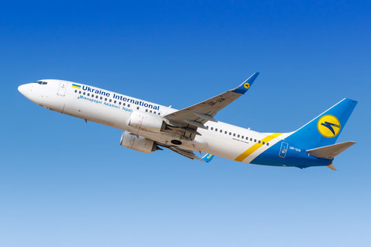 Ukraine International Airlines Boeing 737-800 Airplane