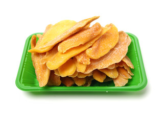 Mango. dry mango on the background