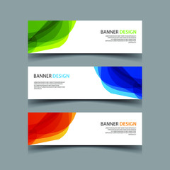 Vector Abstract design banner web template