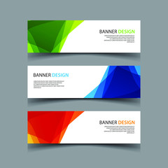 Vector Abstract design banner web template