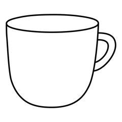 Isolated coffee cup vector design