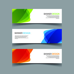 Fototapeta premium Vector Abstract design banner web template
