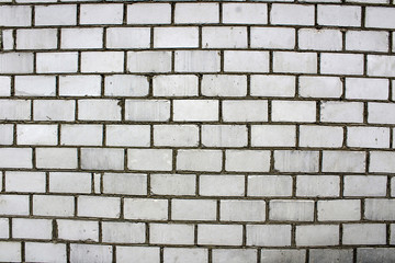 Obraz premium texture of white brick wall for background