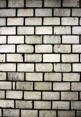 texture of white brick wall for background