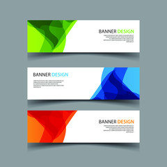 Fototapeta premium Vector Abstract design banner web template