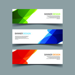 Fototapeta premium Vector Abstract design banner web template