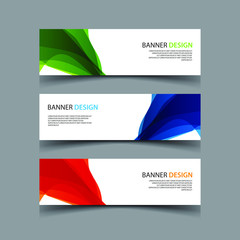 Fototapeta premium Vector Abstract design banner web template