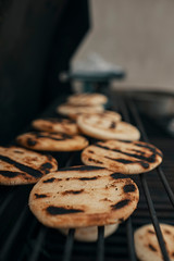 Arepas, Venezuelan food on the grill