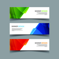 Fototapeta premium Vector Abstract design banner web template