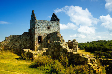 Castle Hammershus - Bornholm, ruins of an old castle