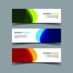 Fototapeta premium Vector Abstract design banner web template
