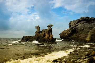 camel rock hammershus bornholm denmark