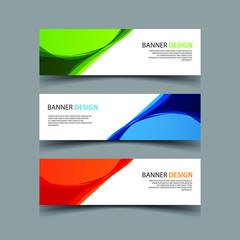Fototapeta premium Vector Abstract design banner web template