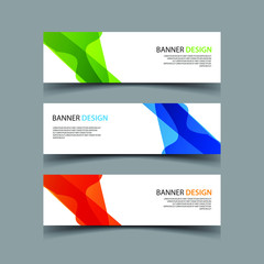 Vector Abstract design banner web template