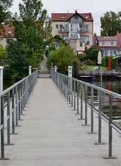 Obraz premium Seebrücke in Teupitz Brandenburg