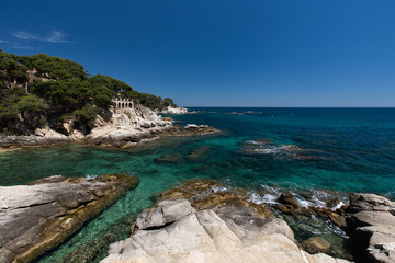 Fototapeta na wymiar Bay on the Mediterranean coast