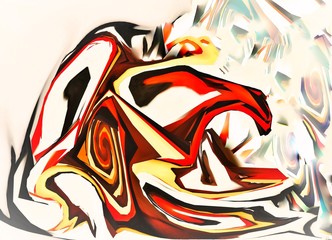 Obraz premium abstract background with flames