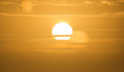 Coucher de soleil Plougonvelin Finistère nord Bretagne France