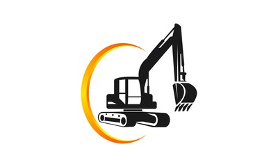 Excavator logo design