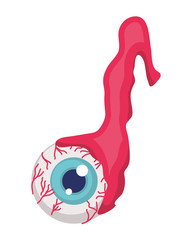 eye human organ halloween icon