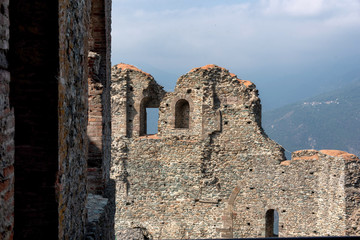 Abbey of San Michele della Chiusa, also called Sagra di San Michele is an architectural complex perched on the summit of Mount Pirchiriano, at the entrance to the Val di Susa