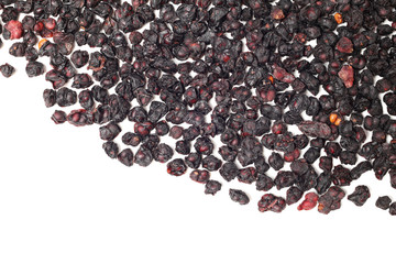 Schisandra on a white background