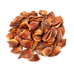 star anise on white background