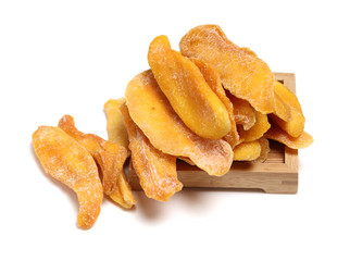Mango. dry mango on the background
