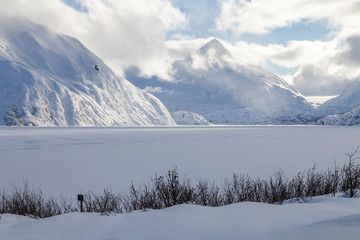 Obraz premium Alaskan winter view.