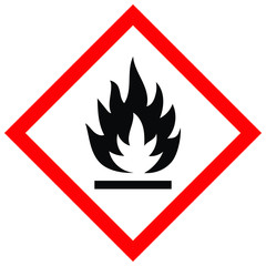Flame Icon For Hazard Communication