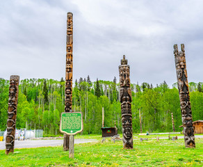 totem poles