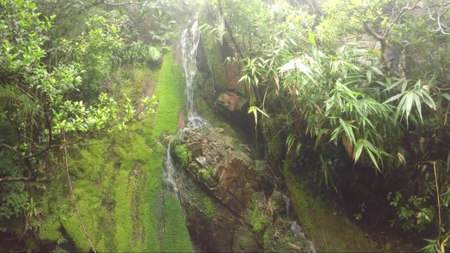 quartzite waterfall, Serra Fina, Minas Gerais, Brazil