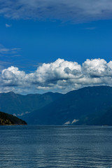 Clear afternoon on Earl's Cove, BC