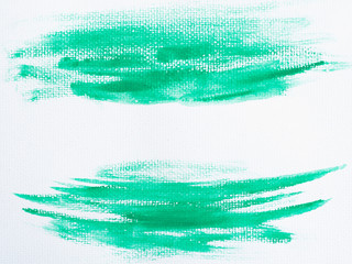 Green watercolor is suitable for making the background