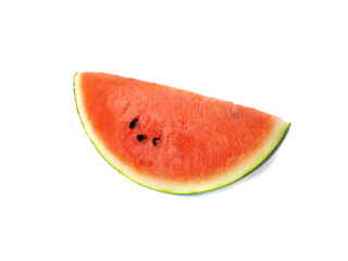 Red watermelon on a white background