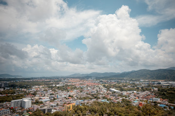 Khao Rang Hill Viewpoint in Phuket, Thailand is one of Phuket’s most famous viewpoints. It is summit offers views out over the town.