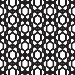 Fototapeta premium Pattern geometry of hexagon background. Pattern is on swatch panel.