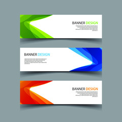 Fototapeta premium Vector Abstract design banner web template