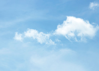 Blue sky with white clouds