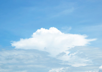 Blue sky white clouds