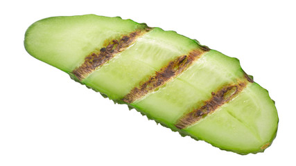Grilled cucumber slice, paths