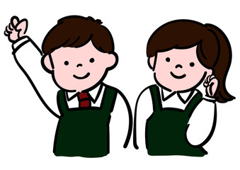 ガッツポーズ＿エプロン