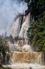 Thi Lo Su Waterfall in Umphang Wildlife Sanctuary, Umphang Tak, Thailand.