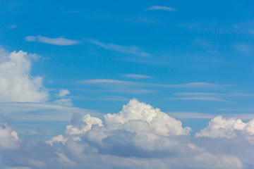 blue sky with cloud