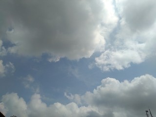 blue sky with clouds