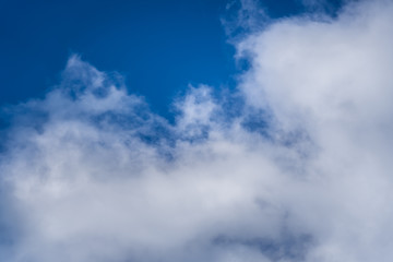 Blue sky with clouds. for background or texture