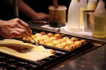 chef preparing food in kitchen