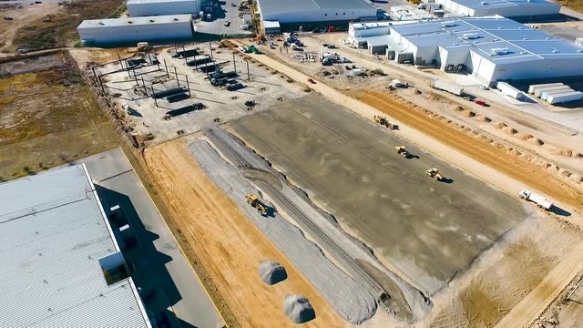 Construcci&oacute;n de nave industrial con drone