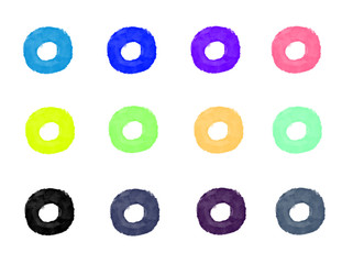 abstract surface texture background - donut design